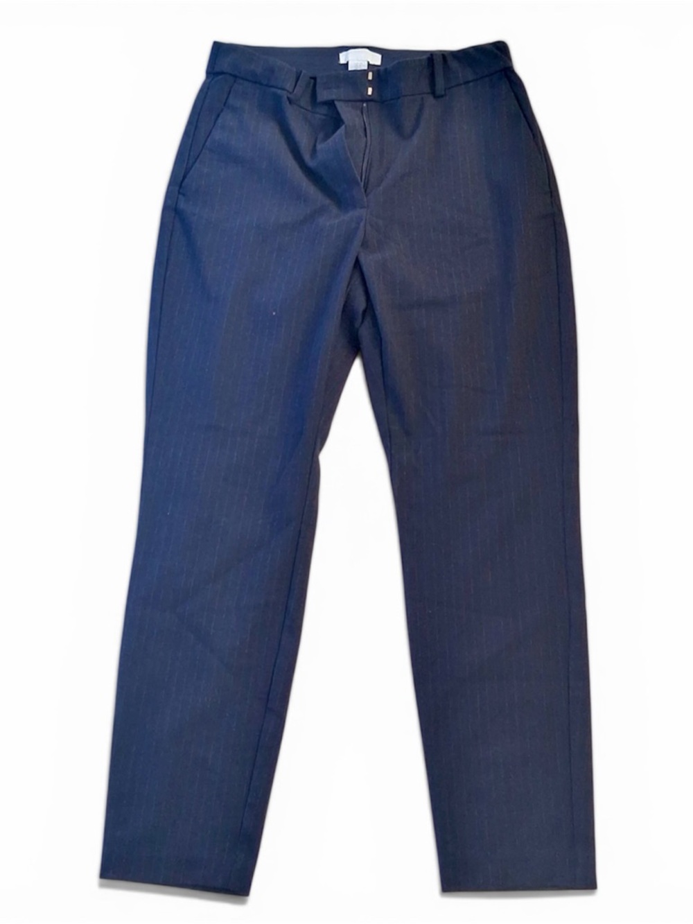 H&M Dark Women’s Pinstriped Trousers Size 10/42